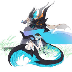 This is a pixiv picture whose title is doggo.