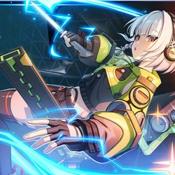 This is a pixiv picture whose title is 绝区零.