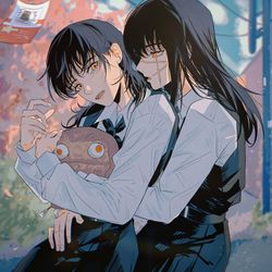 This is a pixiv picture whose title is 大概是吃一些玩偶的醋☝🏻x）.