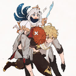 This is a pixiv picture whose title is 原神まとめ.
