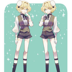 This is a pixiv picture whose title is TRPGで使ってる双子.