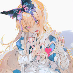 This is a pixiv picture whose title is 💕.