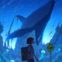 This is a pixiv picture whose title is 早起き登校.