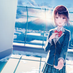 This is a pixiv picture whose title is 三角の距離は限りないゼロ8.