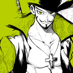 This is a pixiv picture whose title is ミホーク.