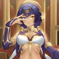 This is a pixiv picture whose title is 坎蒂丝.