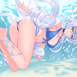 This is a pixiv picture whose title is 甘雨.