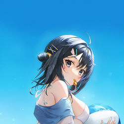 This is a pixiv picture whose title is La Pluma.