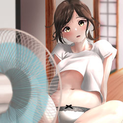 This is a pixiv picture whose title is お腹ちゃん.