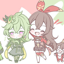This is a pixiv picture whose title is コレイ＆アンバー.