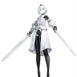 This is a pixiv picture whose title is 白誓廟の守人.