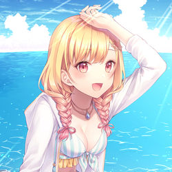 This is a pixiv picture whose title is エンジョイサマー！.