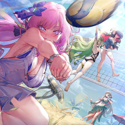 This is a pixiv picture whose title is HOUKAI OR ALIVE xtreme.