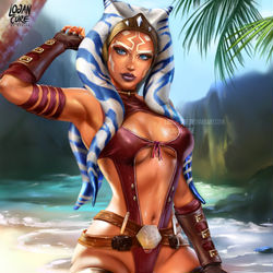 This is a pixiv picture whose title is Ahsoka Tano アソーカ・タノ.