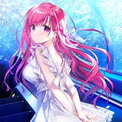 This is a pixiv picture whose title is 水族館デート.