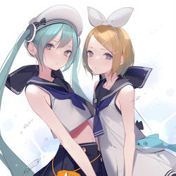 This is a pixiv picture whose title is ミクリン.