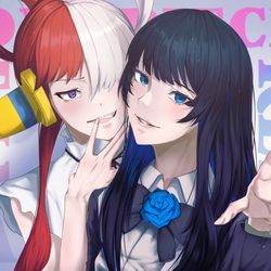 This is a pixiv picture whose title is 私は最強!!.