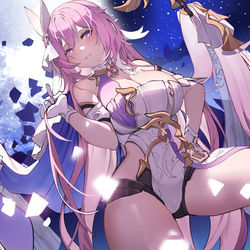 This is a pixiv picture whose title is 爱莉希雅.