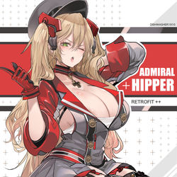 This is a pixiv picture whose title is Admiral Hipper +.