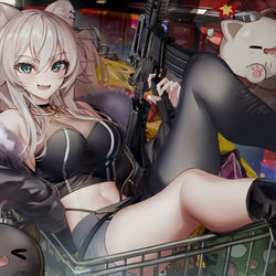 This is a pixiv picture whose title is 🛒💣💥.
