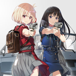 This is a pixiv picture whose title is リコリス.