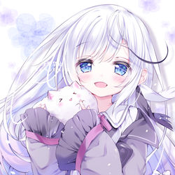 This is a pixiv picture whose title is 淡絵イロハちゃん💜.