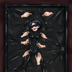 This is a pixiv picture whose title is バキュームベッドくすぐりさん.