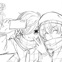 This is a pixiv picture whose title is らだぺんの落書き(練習).