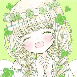 This is a pixiv picture whose title is ありがとうの笑顔.