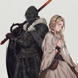 This is a pixiv picture whose title is 追放者.