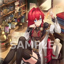 This is a pixiv picture whose title is 【仕事絵】「にじさんじ Fantasy Goods」アンジュ.