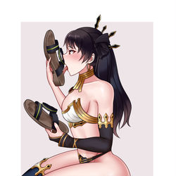 This is a pixiv picture whose title is 委託絵.