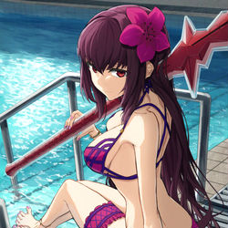This is a pixiv picture whose title is スカサハ.