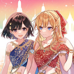 This is a pixiv picture whose title is 🕌.