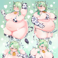 This is a pixiv picture whose title is Cow Fauna.
