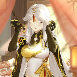 This is a pixiv picture whose title is 富婆~ 生日快乐.