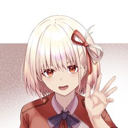 This is a pixiv picture whose title is たきな描くのめっちゃ難しい.