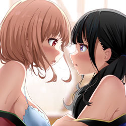 This is a pixiv picture whose title is キス.