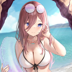 This is a pixiv picture whose title is 中野三玖.