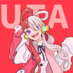 This is a pixiv picture whose title is ウタ描いた.
