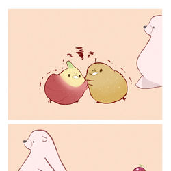 This is a pixiv picture whose title is 伏兵.