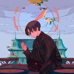 This is a pixiv picture whose title is DORONE"PRIVATE EYES"（2020.7）.