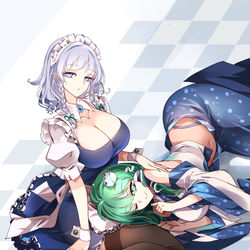 This is a pixiv picture whose title is 藍より青し.