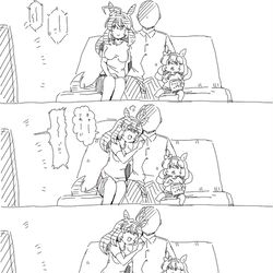 This is a pixiv picture whose title is 機動主婦ブルボン　ホラー.