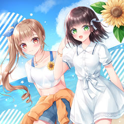 This is a pixiv picture whose title is 夏フェア🌻.