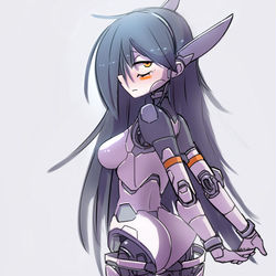 This is a pixiv picture whose title is Robot girl.