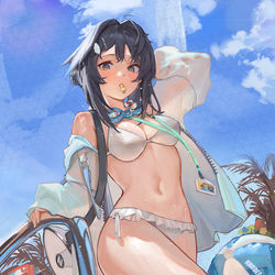 This is a pixiv picture whose title is La Pluma.