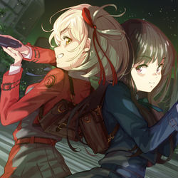 This is a pixiv picture whose title is 無敵.