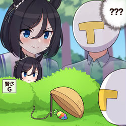 This is a pixiv picture whose title is 邪悪な計画を立てた「賢さG」フラッシュさん.