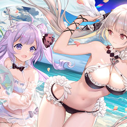 This is a pixiv picture whose title is アズールレーン.